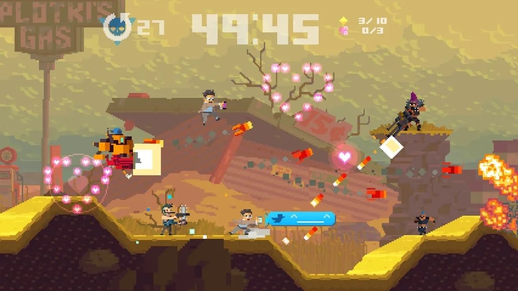 Shuhei Yoshida personaje jugable en Super Time Force Ultra de Capybara Games