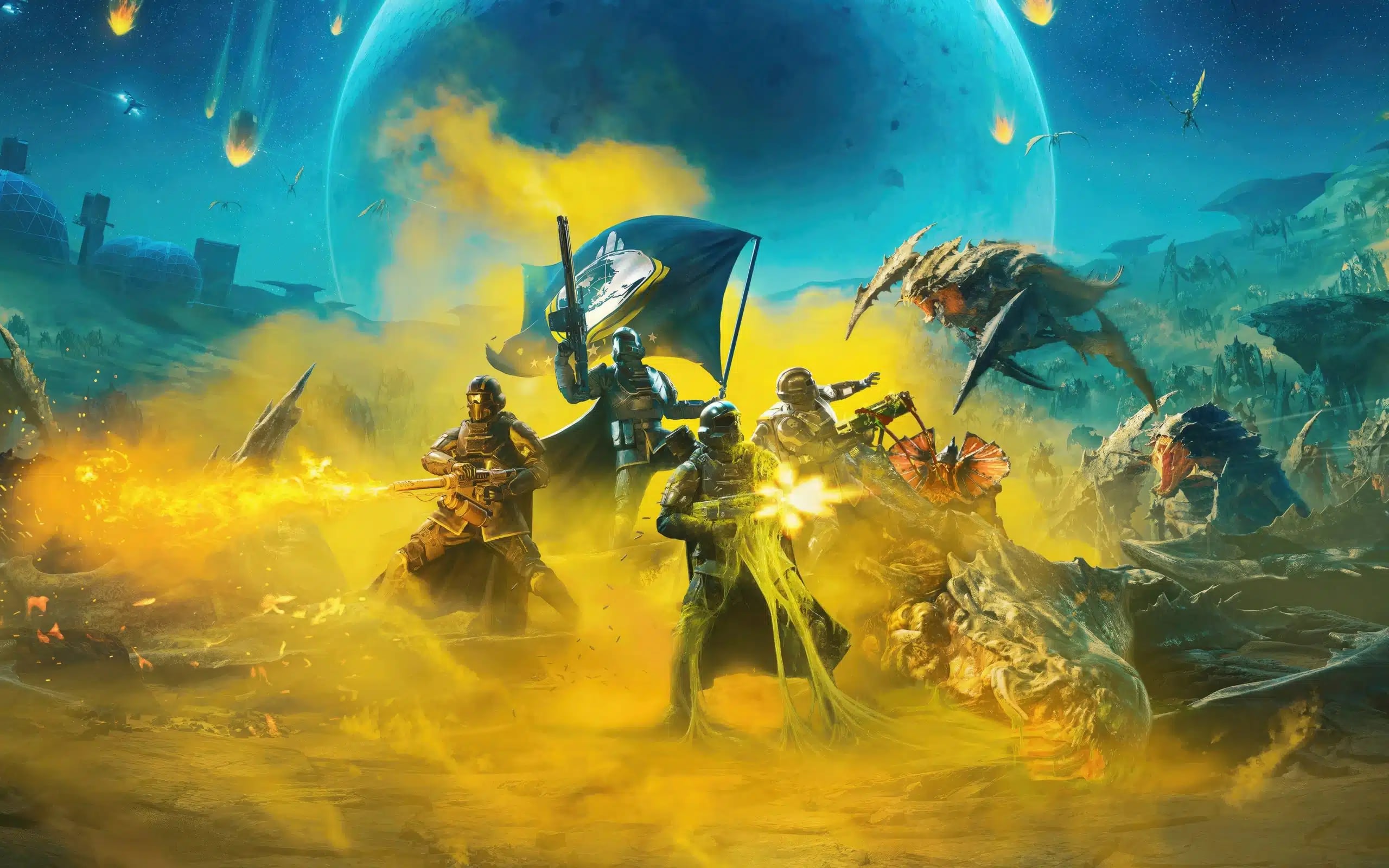 Helldivers II cover art work