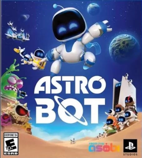 Astro Bot Game cover Art